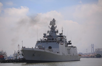 India@75: Visit of INS Sahyadri and INS Kadmatt to Vietnam